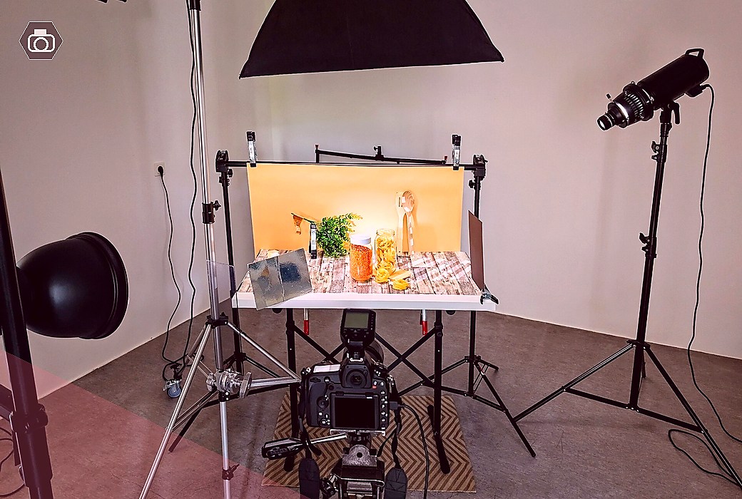 real photo studio photoshoot